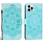 Mandala Embossing Pattern Horizontal Flip Leather Phone Case, For iPhone 16 Pro Max, For iPhone 16 Pro, For iPhone 16 Plus, For iPhone 16, For iPhone 15 Pro Max, For iPhone 15 Pro