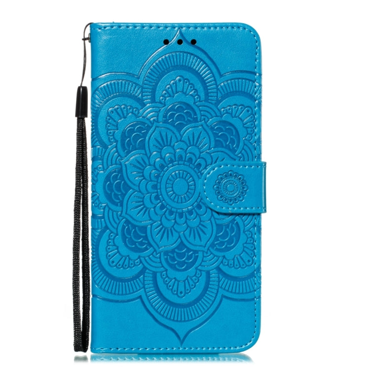 Mandala Embossing Pattern Horizontal Flip Leather Phone Case, For iPhone 15 Plus, For iPhone 15