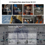 Ulefone Armor 22, robustes Smartphone (IP68/IP69K), 6,58 Zoll, Android 15, MediaTek Helio G96 Octa-Core-Prozessor, Netzwerk: 4G, NFC, OTG, 8 GB + 128 GB, 8 GB + 256 GB