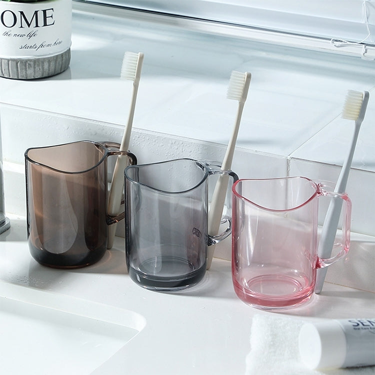 Plastic Transparent Acrylic Teeth Brushing Mouthwash Cup, 1pc