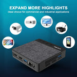 GXMO N42 Windows 11 Intel Gemini Lake N4020C Mini PC NVME SSD WiFi Mini-Desktop-Computer, 4GB+64GB, 4GB+64GB+256GB