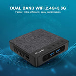 GXMO N42 Windows 11 Intel Gemini Lake N4020C Mini PC NVME SSD WiFi Mini-Desktop-Computer, 4GB+64GB, 4GB+64GB+256GB