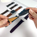 Retro-Textur Leder-Uhrenarmband, Für Apple Watch Ultra 49mm, Für Apple Watch SE 2023 44mm, Für Apple Watch SE 2023 40mm, Für Apple Watch 8 41mm, Für Apple Watch 8 45mm, Für Apple Watch Ultra 2 49mm, Für Apple Watch 9 45mm, Für Apple Watch SE 2022 40mm...