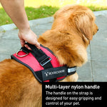 Hund Anti-Zug Oxford-Stoff K9 Brustgeschirr Zugseil-Gurt, M für 13-23kg, L für 23-30kg, XL für 28-40kg, XXL für 40-70kg, S für 6-14kg