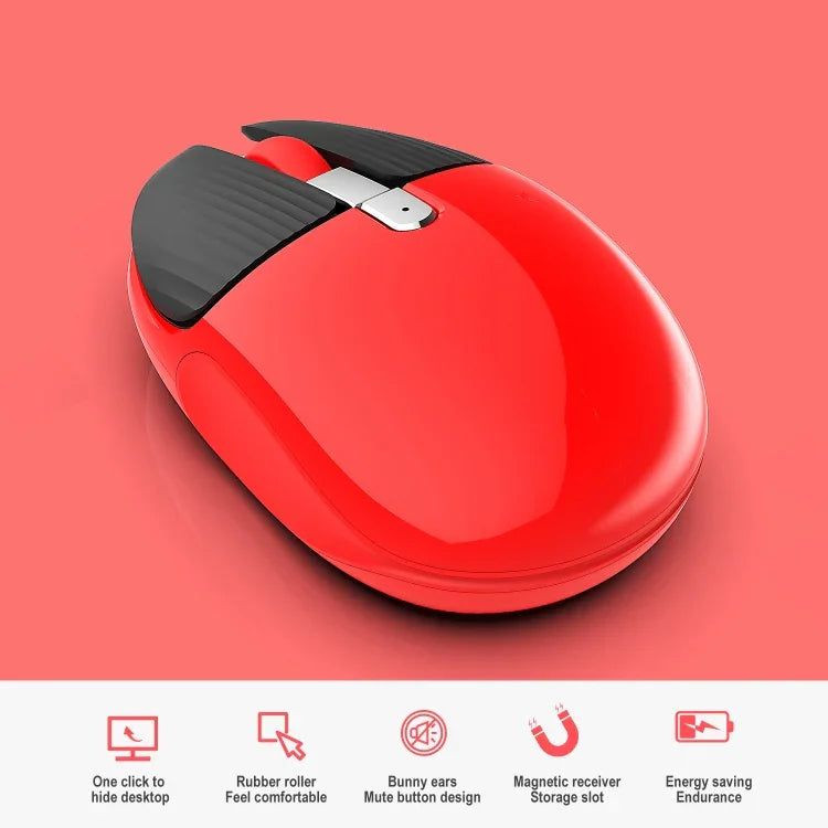 HXSJ M106 2.4GHZ 1600dpi Einmoden-Funkmaus USB wiederaufladbar