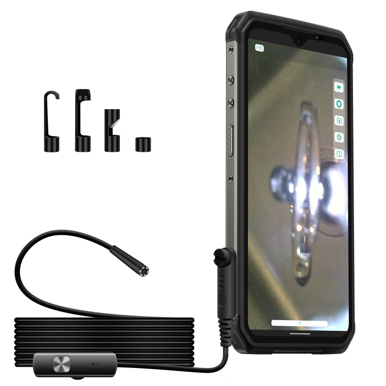 Ulefone Endoskop E1 IP67 wasserdicht 3-in-1 Endoskop für Ulefone Power Armor 21 / 19 / 18T / 16 Pro / 13 / Armor Pad, uSmart E1