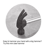 Mini Claw Hammer Traceless Nails Special Hammer, Plastic, Iron