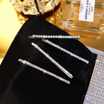Trendiger Promi-Haarspangen-Stirnschmuck mit Strasssteinen, 4er-Set