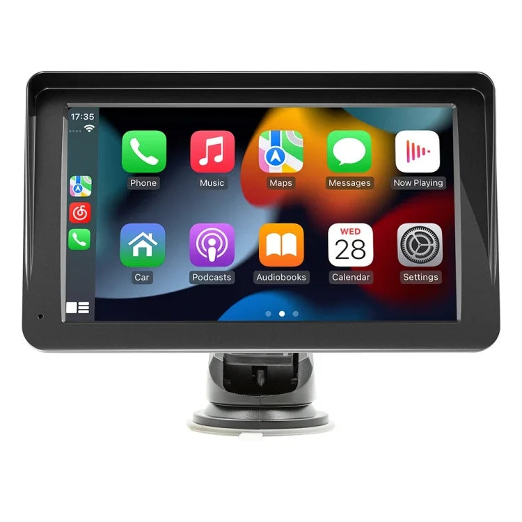 B5570 Sonnenschutz-Stil Auto MP5 Player 7 Zoll kabelloses CarPlay, unterstützt Mobiltelefon-Verbindung, B5570