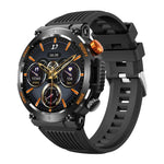 HT17 1,46 Zoll Rundbildschirm Bluetooth Smartwatch, unterstützt Gesundheitsüberwachung und über 100 Sportmodi