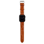 Krokodil-Textur Lederarmband, für Apple Watch Series 7 45mm / 6 & SE & 5 & 4 44mm / 3 & 2 & 1 42mm, für Apple Watch Ultra 49mm / Series 8&7 45mm / SE 2&6&SE&5&4 44mm / 3&2&1 42mm, für Apple Watch Series 8&7 41mm / SE 2&6&SE&5&4 40mm / 3&2&1 38...