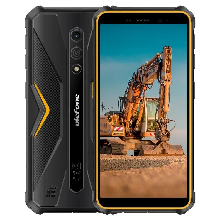 Ulefone Armor X12, robustes Smartphone, Gesichtserkennung, 5,45 Zoll, Android 13 Go, MediaTek Helio A22 Quad-Core-Prozessor, Netzwerk: 4G, NFC, 3 GB RAM + 32 GB Speicher