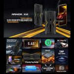 Ulefone Armor X12, robustes Smartphone, Gesichtserkennung, 5,45 Zoll, Android 13 Go, MediaTek Helio A22 Quad-Core-Prozessor, Netzwerk: 4G, NFC, 3 GB RAM + 32 GB Speicher