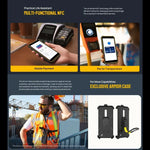 Ulefone Armor X12, robustes Smartphone, Gesichtserkennung, 5,45 Zoll, Android 13 Go, MediaTek Helio A22 Quad-Core-Prozessor, Netzwerk: 4G, NFC, 3 GB RAM + 32 GB Speicher