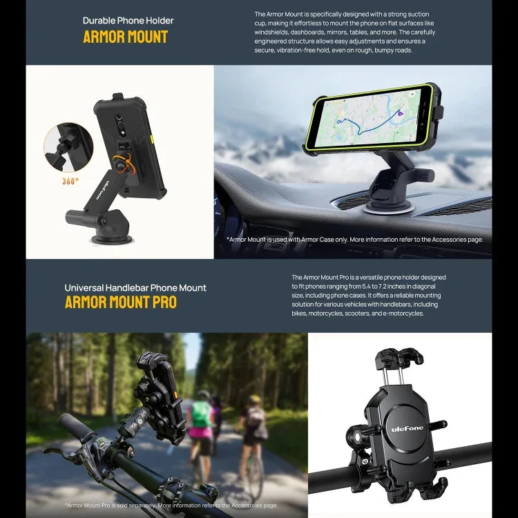 Ulefone Armor X12, robustes Smartphone, Gesichtserkennung, 5,45 Zoll, Android 13 Go, MediaTek Helio A22 Quad-Core-Prozessor, Netzwerk: 4G, NFC, 3 GB RAM + 32 GB Speicher