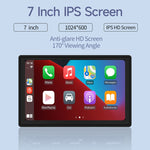 X70-1 Car 7 inch IPS Portable Smart Screen Wireless Screen Projection Carplay Android Auto, without Reversing Camera