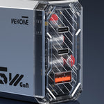 WK WP-U156 Pioneer Series 65W USB+Dual USB-C/Type-C GaN Ladegerät, WP-U156
