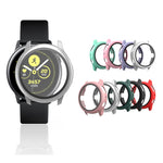 PC-Schutzhülle mit gehärteter Glasfolie, für Samsung Galaxy Watch Active 2 40mm, für Samsung Galaxy Watch Active 2 44mm