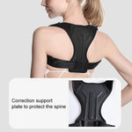 Unsichtbarer Anti-Kyphose-Korrekturgürtel für eine bessere Sitzhaltung, Ausführung: Korrekturgürtel + Schultergurt, Größen: S, M, L, XL