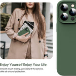Mikrofaser Flüssigsilikon Stoßfeste Handyhülle, Für iPhone 12, Für iPhone 12 Pro Max, Für iPhone 12 Pro