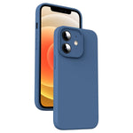 Mikrofaser Flüssigsilikon Stoßfeste Handyhülle, Für iPhone 12, Für iPhone 12 Pro Max, Für iPhone 12 Pro