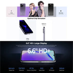 HOTWAV Note 13 Pro, seitlicher Fingerabdrucksensor, 6,6 Zoll Android 13, UMS9230 T606 Octa-Core-Prozessor mit bis zu 1,6 GHz, Netzwerk: 4G, OTG, 8 GB + 256 GB