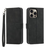 Dierfeng Dream Line TPU Hybrid PU-Leder-Handyhülle, für iPhone 17 Pro Max, für iPhone 17 Pro, für iPhone 17, für iPhone Air, für iPhone 16e, für iPhone 16 Pro Max, für iPhone 16 Pro, für iPhone 16 Plus