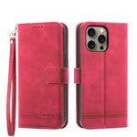 Dierfeng Dream Line TPU Hybrid PU-Leder-Handyhülle, für iPhone 17 Pro Max, für iPhone 17 Pro, für iPhone 17, für iPhone Air, für iPhone 16e, für iPhone 16 Pro Max, für iPhone 16 Pro, für iPhone 16 Plus