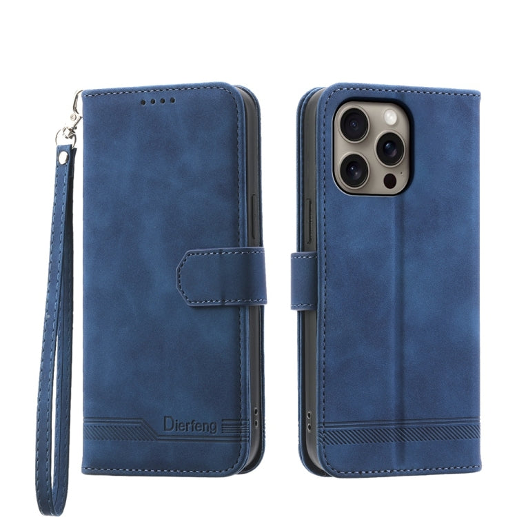 Dierfeng Dream Line TPU Hybrid PU-Leder-Handyhülle, für iPhone 17 Pro Max, für iPhone 17 Pro, für iPhone 17, für iPhone Air, für iPhone 16e, für iPhone 16 Pro Max, für iPhone 16 Pro, für iPhone 16 Plus
