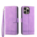 Dierfeng Dream Line TPU Hybrid PU-Leder-Handyhülle, für iPhone 17 Pro Max, für iPhone 17 Pro, für iPhone 17, für iPhone Air, für iPhone 16e, für iPhone 16 Pro Max, für iPhone 16 Pro, für iPhone 16 Plus
