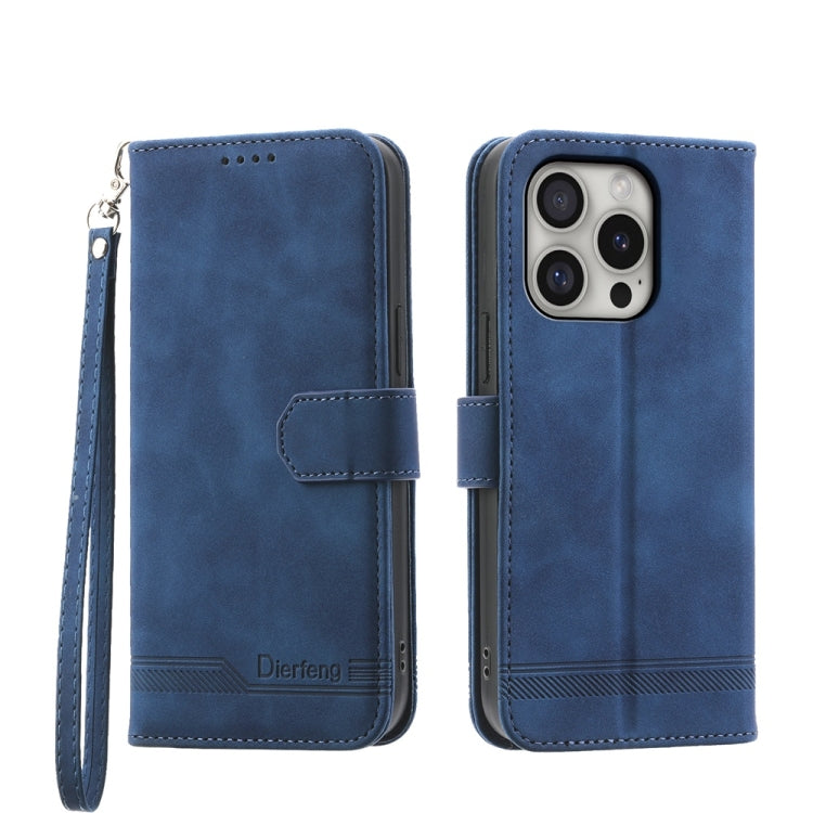 Dierfeng Dream Line TPU Hybrid PU-Leder-Handyhülle, für iPhone 17 Pro Max, für iPhone 17 Pro, für iPhone 17, für iPhone Air, für iPhone 16e, für iPhone 16 Pro Max, für iPhone 16 Pro, für iPhone 16 Plus
