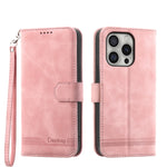 Dierfeng Dream Line TPU Hybrid PU-Leder-Handyhülle, für iPhone 17 Pro Max, für iPhone 17 Pro, für iPhone 17, für iPhone Air, für iPhone 16e, für iPhone 16 Pro Max, für iPhone 16 Pro, für iPhone 16 Plus