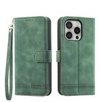 Dierfeng Dream Line TPU Hybrid PU-Leder-Handyhülle, für iPhone 17 Pro Max, für iPhone 17 Pro, für iPhone 17, für iPhone Air, für iPhone 16e, für iPhone 16 Pro Max, für iPhone 16 Pro, für iPhone 16 Plus