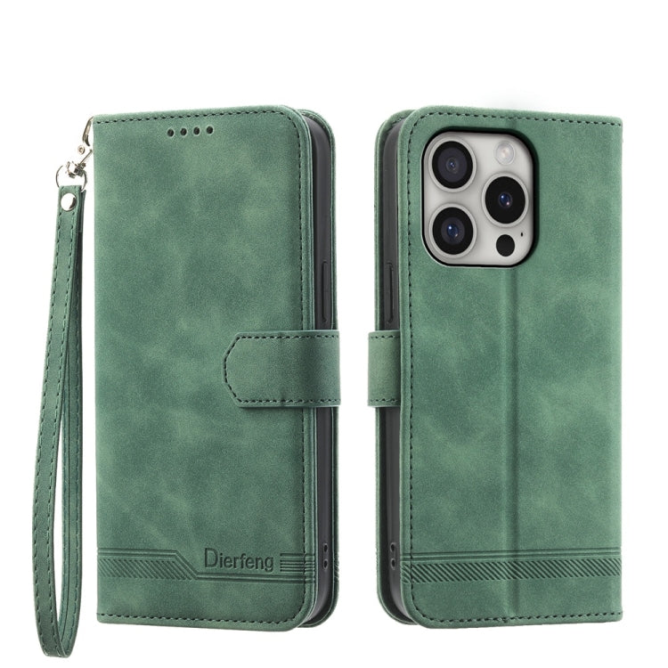 Dierfeng Dream Line TPU Hybrid PU-Leder-Handyhülle, für iPhone 17 Pro Max, für iPhone 17 Pro, für iPhone 17, für iPhone Air, für iPhone 16e, für iPhone 16 Pro Max, für iPhone 16 Pro, für iPhone 16 Plus