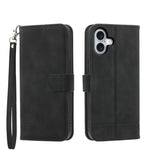 Dierfeng Dream Line TPU Hybrid PU-Leder-Handyhülle, für iPhone 17 Pro Max, für iPhone 17 Pro, für iPhone 17, für iPhone Air, für iPhone 16e, für iPhone 16 Pro Max, für iPhone 16 Pro, für iPhone 16 Plus