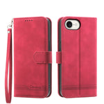 Dierfeng Dream Line TPU Hybrid PU-Leder-Handyhülle, für iPhone 17 Pro Max, für iPhone 17 Pro, für iPhone 17, für iPhone Air, für iPhone 16e, für iPhone 16 Pro Max, für iPhone 16 Pro, für iPhone 16 Plus