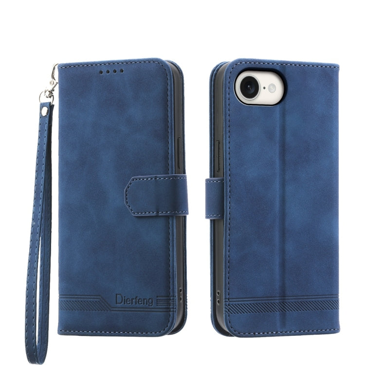 Dierfeng Dream Line TPU Hybrid PU-Leder-Handyhülle, für iPhone 17 Pro Max, für iPhone 17 Pro, für iPhone 17, für iPhone Air, für iPhone 16e, für iPhone 16 Pro Max, für iPhone 16 Pro, für iPhone 16 Plus
