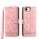 Dierfeng Dream Line TPU Hybrid PU-Leder-Handyhülle, für iPhone 17 Pro Max, für iPhone 17 Pro, für iPhone 17, für iPhone Air, für iPhone 16e, für iPhone 16 Pro Max, für iPhone 16 Pro, für iPhone 16 Plus