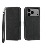 Dierfeng Dream Line TPU Hybrid PU-Leder-Handyhülle, für iPhone 17 Pro Max, für iPhone 17 Pro, für iPhone 17, für iPhone Air, für iPhone 16e, für iPhone 16 Pro Max, für iPhone 16 Pro, für iPhone 16 Plus