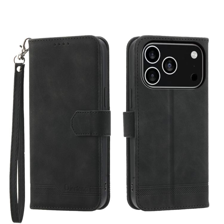 Dierfeng Dream Line TPU Hybrid PU-Leder-Handyhülle, für iPhone 17 Pro Max, für iPhone 17 Pro, für iPhone 17, für iPhone Air, für iPhone 16e, für iPhone 16 Pro Max, für iPhone 16 Pro, für iPhone 16 Plus