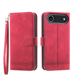 Dierfeng Dream Line TPU Hybrid PU-Leder-Handyhülle, für iPhone 17 Pro Max, für iPhone 17 Pro, für iPhone 17, für iPhone Air, für iPhone 16e, für iPhone 16 Pro Max, für iPhone 16 Pro, für iPhone 16 Plus