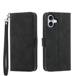 Dierfeng Dream Line TPU Hybrid PU-Leder-Handyhülle, für iPhone 17 Pro Max, für iPhone 17 Pro, für iPhone 17, für iPhone Air, für iPhone 16e, für iPhone 16 Pro Max, für iPhone 16 Pro, für iPhone 16 Plus