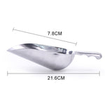 2 Stück Edelstahl Multifunktionsschaufel Aluminiumlegierung Eisschaufel Lebensmittelteelöffel Teelöffel, M