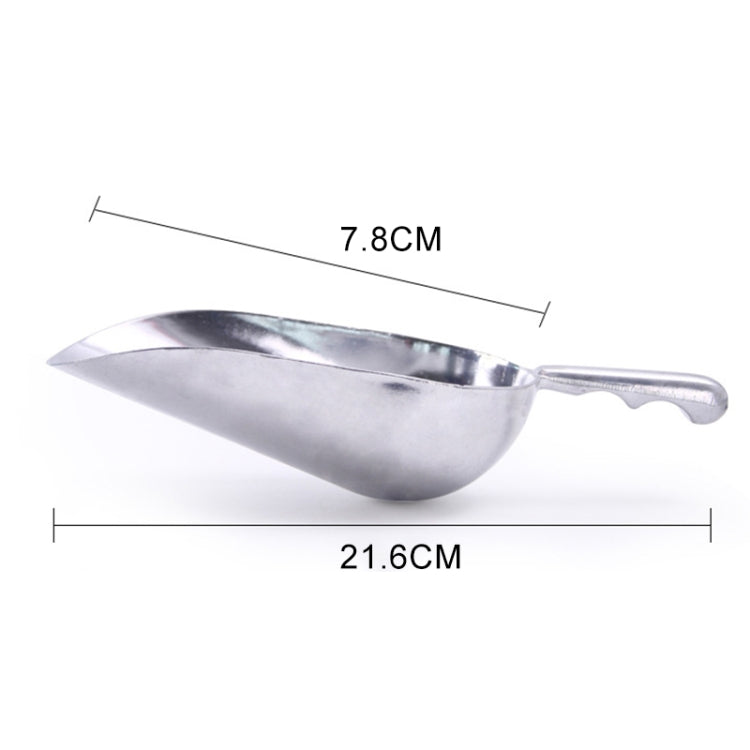 2 Stück Edelstahl Multifunktionsschaufel Aluminiumlegierung Eisschaufel Lebensmittelteelöffel Teelöffel, M