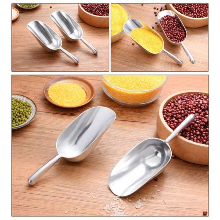 2 Stück Edelstahl Multifunktionsschaufel Aluminiumlegierung Eisschaufel Lebensmittelteelöffel Teelöffel, M
