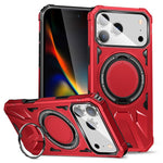 MagSafe Magnetic Shockproof Phone Case with Ring Holder, For iPhone 17 Pro Max, For iPhone 17 Pro, For iPhone 17, For iPhone Air, For iPhone 16 Pro Max, For iPhone 16 Pro