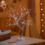 36 LEDs Perlenbaum Kupferdraht Tischlampe Kreative Dekoration Touch-Control Nachtlicht (Warmweißes Licht), 36 LEDs Warmweiß, 36 LEDs Pinkes Licht, 108 LEDs Warmweiß, 108 LEDs Pinkes Licht, 108 LEDs Weißes Licht, 108 LEDs Buntes Licht, 48 LEDs Warmwe...