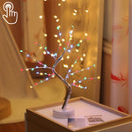 36 LEDs Perlenbaum Kupferdraht Tischlampe Kreative Dekoration Touch-Control Nachtlicht (Warmweißes Licht), 36 LEDs Warmweiß, 36 LEDs Pinkes Licht, 108 LEDs Warmweiß, 108 LEDs Pinkes Licht, 108 LEDs Weißes Licht, 108 LEDs Buntes Licht, 48 LEDs Warmwe...