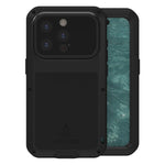 LOVE MEI Metall Stoßfest Wasserfest Staubdicht Handyhülle, Für iPhone 17 Pro Max, Für iPhone 17 Pro, Für iPhone 17, Für iPhone 16 Pro Max, Für iPhone 16 Pro, Für iPhone 16, Für iPhone 15 Pro Max, Für iPhone 15 Pro
