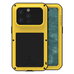 LOVE MEI Metall Stoßfest Wasserfest Staubdicht Handyhülle, Für iPhone 17 Pro Max, Für iPhone 17 Pro, Für iPhone 17, Für iPhone 16 Pro Max, Für iPhone 16 Pro, Für iPhone 16, Für iPhone 15 Pro Max, Für iPhone 15 Pro